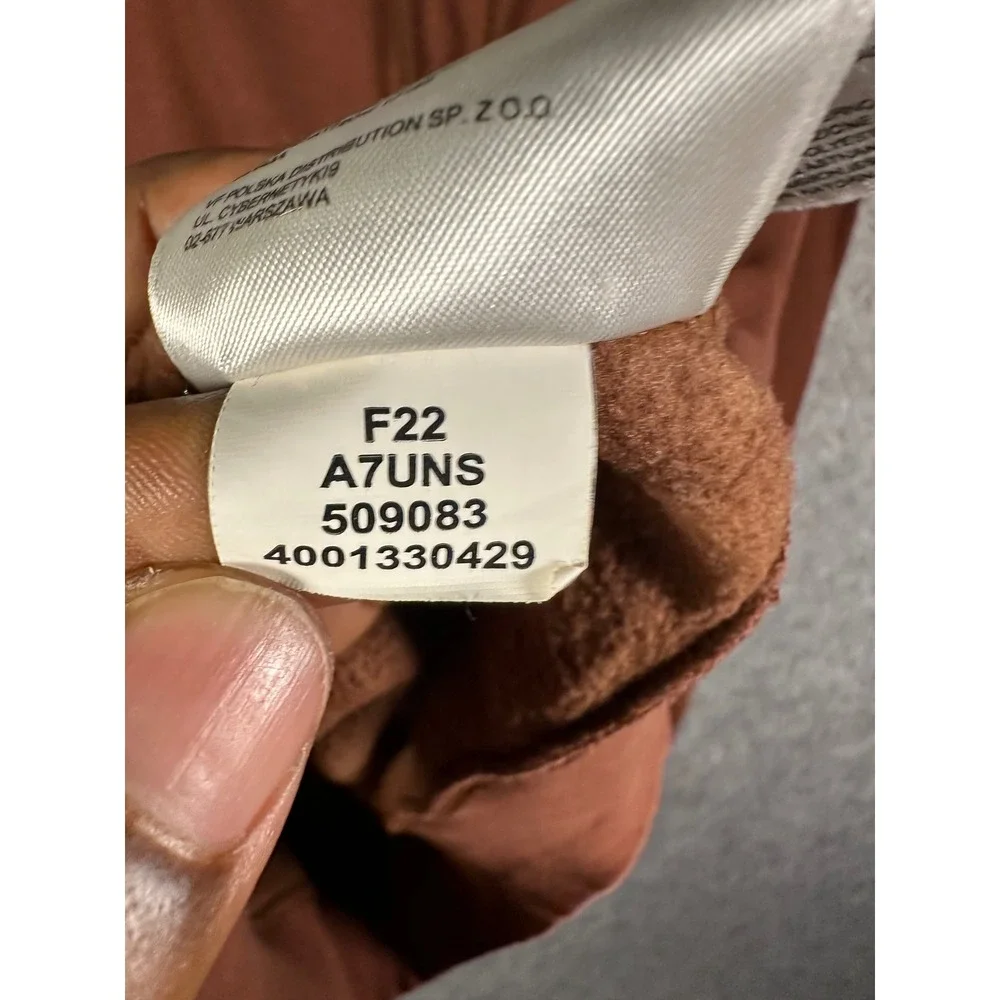 The North Face Mens Large Clay Brown Fleece Pullover Hoodie Logo Sweatshirt‎